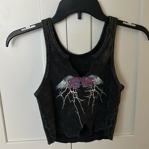Black Graphic Tank